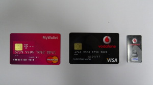 MyWallet, Vodafone Wallet und Aufkleber